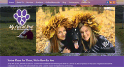 Desktop Screenshot of mypetsatrest.com
